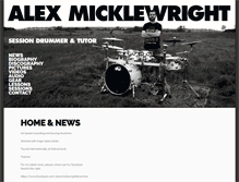 Tablet Screenshot of alexandermicklewright.com